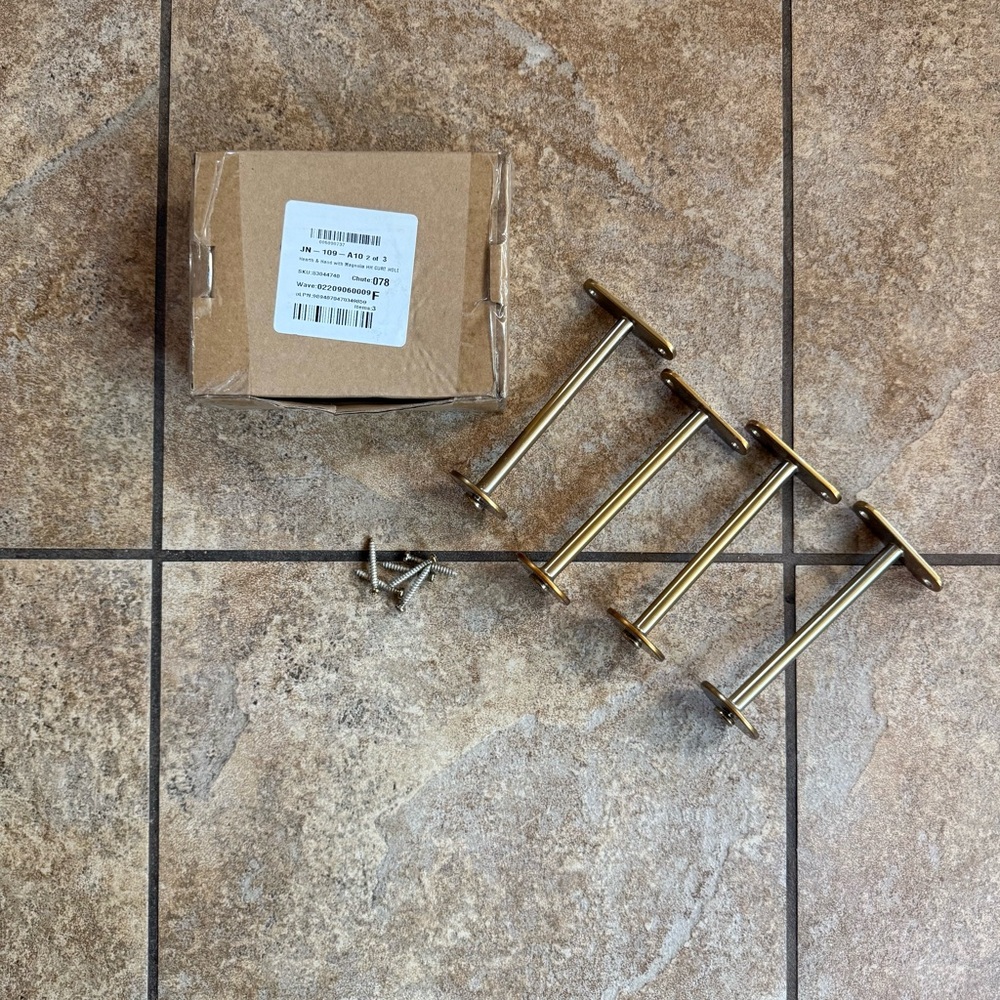 Hearth & Hand Magnolia Set Of 6 Bronze Gold Curtain Holders